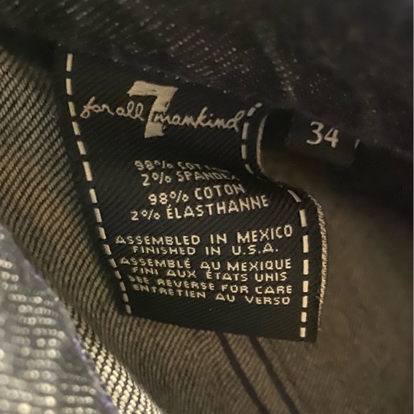 Seven 7 For All Mankind Denim | Closet Label #1.) - Picture 5 of 8